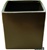 Ceramic Cube Vase 8x8x8 - Brown