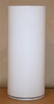 Cylinder Glass Vase 6x16 - WHITE