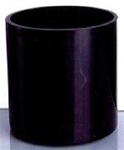 Black Cylinder Glass Vase 5x5