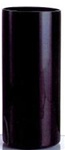 Black Cylinder Glass Vase 6x32