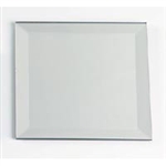 Square Beveled Centerpiece Mirror (6")