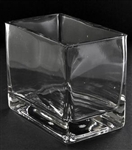 Square Glass Vase 5x3x4