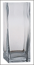 Square Glass Vase 5x5x12