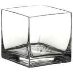 Cube Glass Vase 6x6x6