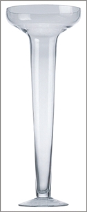 Tapered Glass Vase 24"