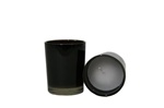 Votive with Candle - Black (Case of 25)