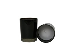 Votive with Candle - Black (Case of 25)