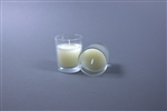 Votive with Ivory Candle - Clear (Case of 25)