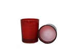 Votive with Candle - Red (Case of 25)