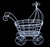 Wired Baby Carriage, Stroller 14" x 7" x 15"h