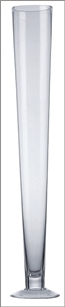 Tapered Glass Vase 30"