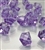 Purple 2.5cm Acrlyic Vase Filler, Vase Gems, Translucent (2 Pound bag)