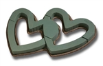 OASIS® Mache Double Open Heart, 4/case