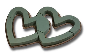 OASIS® Mache Double Open Heart, 1 pack