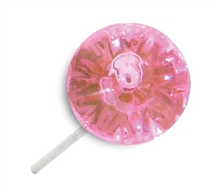 LOMEY™ Diamante Pin, Pink, 100 pack