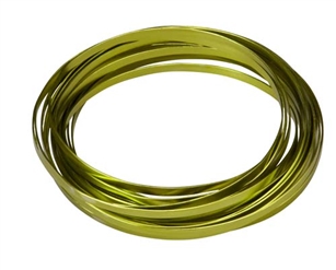 3/16" OASIS™ Flat Wire, Apple Green, 1 pack