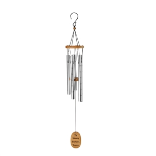 OASIS® Wind Chimes - Amazing Grace, 40" Silver