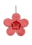 LOMEY™ Retro Flower Pin, Red, 200/case