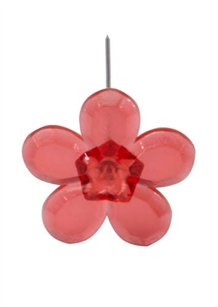 LOMEY™ Retro Flower Pin, Red, 200/case