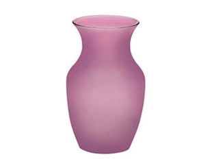 Rose Vase, Pink Matte, 12/case