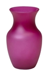 Rose Vase, Strong Pink Matte, 12/case