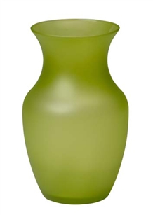 Rose Vase, Apple Green Matte, 12/case