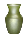 Rose Vase, Apple Green Ice, 12/case
