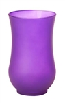 9" Hurricane Vase, Purple Matte, 4/case