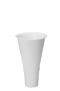 13" Cooler Bucket Cone, White (Case of 12)