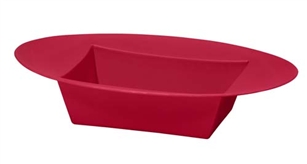 ESSENTIALS™ Oval Bowl, Red, 24/case