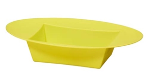 ESSENTIALS™ Oval Bowl, Yellow, 12 pack