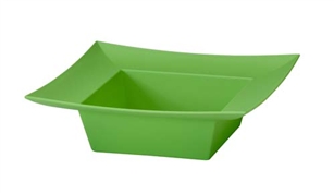 ESSENTIALS™ Square Bowl, Apple Green, 24/case