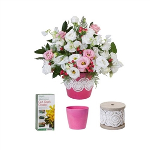 Cotton Lace Vase Kit