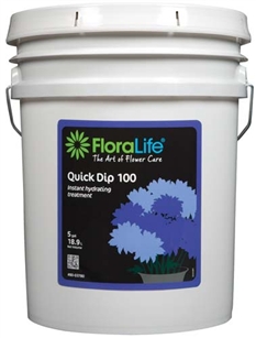 Floralife® Quick Dip 100 Instant hydrating treatment, 5 gallon, 5 gallon pail