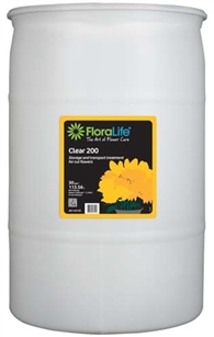 Floralife® Clear 200 Storage & transport treatment, 30 gallon, 30 gallon drum