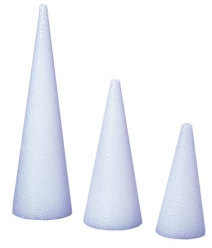 styrofoam cones large 18