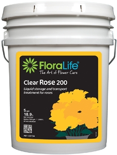 Floralife® Clear Rose 200 Storage & transport treatment, 5 gallon, 5 gallon pail