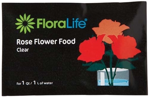 Floralife® Rose Food Clear 300 Powder, 1Qt./1L packet, 1,000 case