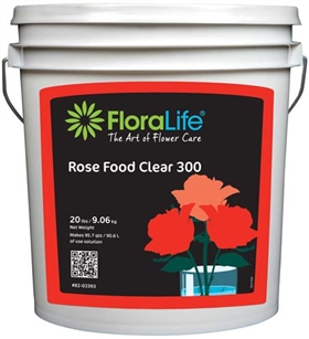 Floralife® Rose Food Clear 300 Powder, 20 lb., 20 lb. pail