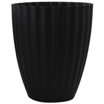 6" Parasol Vase, Black,  Pack Size: 24