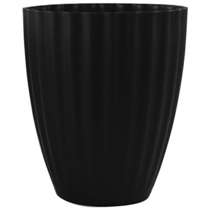 6" Parasol Vase, Black,  Pack Size: 24