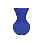 7" Sweetheart Vase, Cobalt,  Pack Size: 12