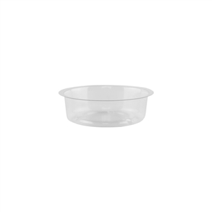 4" Saucer, Crystal,  Pack Size: 600