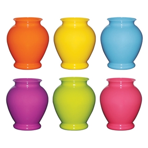 5" Ginger Vase, Popsicle Assortment,  Pack Size: 24