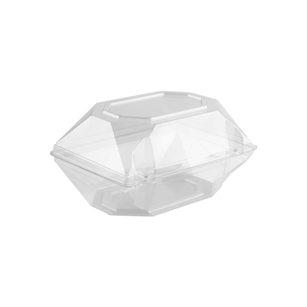8"x5"x4" Corsage Box, Crystal,  Pack Size: 100