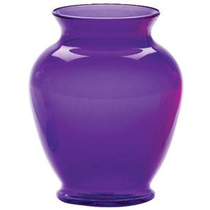 6 1/4" Ginger Vase, Indigo Violet,  Pack Size: 12