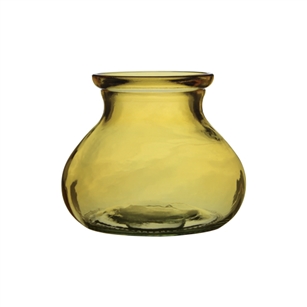 5" Rosie Posie Vase, Vintage Amber,  Pack Size: 12