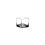2" x 2" x 2" Square Votive, Crystal,  Pack Size: 24