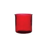 4 5/8" x 4 3/4" Cylinder, Ruby,  Pack Size: 12