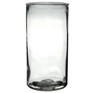 4" x 8" Cylinder, Crystal,  Pack Size: 12